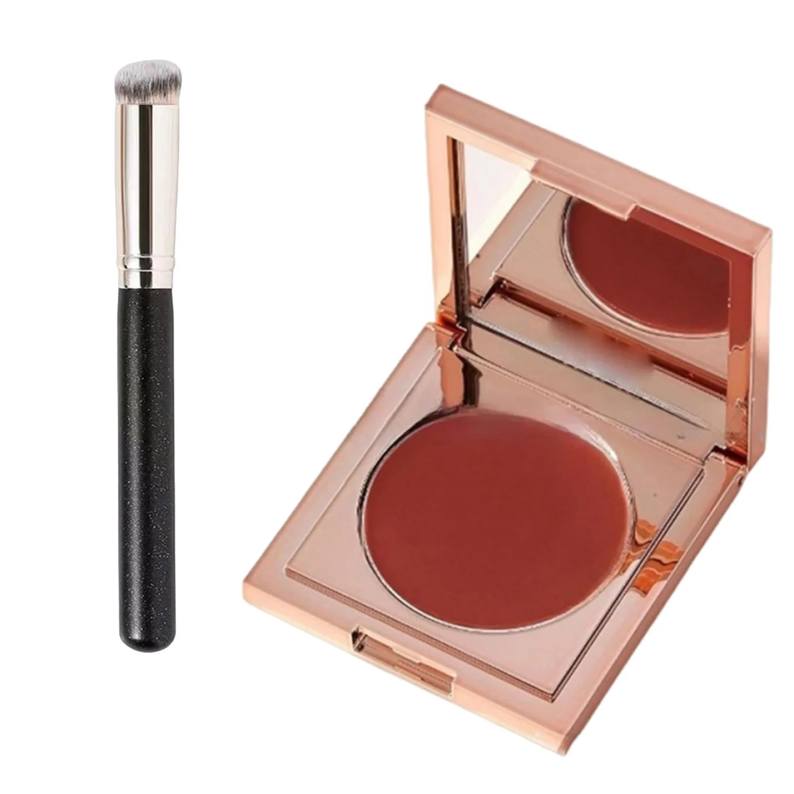 Underr Eye Corrector Kit,Color  with 1 Makeup Brushes,H